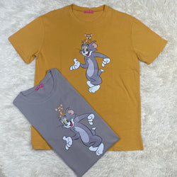 Tom And Jerry Print Tee Shirt