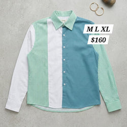 Ladies Stripe Work Shirt