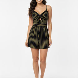 Bold Stripes Romper