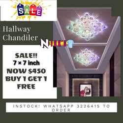 Hallway Chandilier Buy 1 Get 1 Free