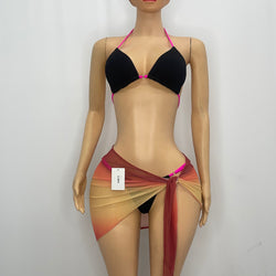 Z Mesh Sunset Wrap Skirt (Medium)