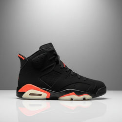 Air Jordan 6 Black And Orange Adult Sneaker