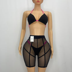 Z Mesh 3/4 Pants With Lining