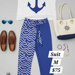 Anchor Stripe Suit
