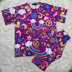 Peace And Rainbow Suit