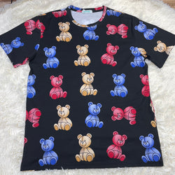 Hyper Teddy Bear Print Tee Shirt