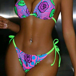 Emoji Swirl 2 Piece Bikini