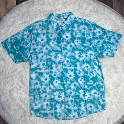 Teal Tie dye Shirt