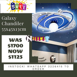 Galaxy Chandilier 55x45x13cm Was $1700