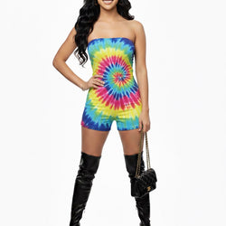 Color Splash Tube Body Suit