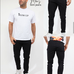 MJP 217069 Black Men Ice Jeans