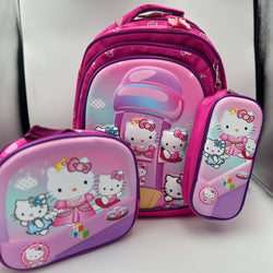 Character 3 pcs Bookbag Set Primary Size.