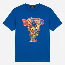3D Blue Print T-Shirts