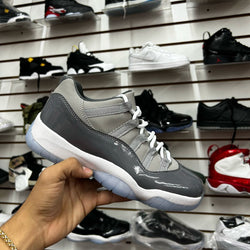 Air Jordan 11 Cool Grey Low Cut Adult Sneakers