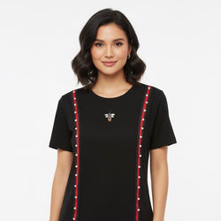 Pearl Stripe Bee Tee