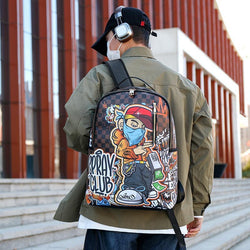 A Nick's 18 inch Crazy prints Backpack HQ Quality Bag
