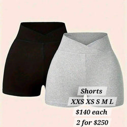 V Cut Waist Shorts
