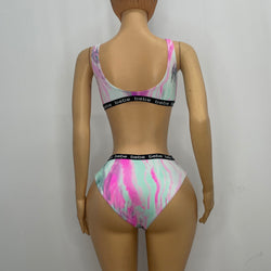 Bebe Tie Dye Bikini (No Zip)