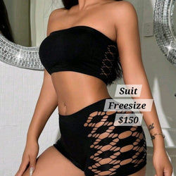Tube Top And Shorts Set