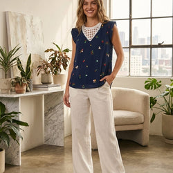 Cactus Print Ladies Top