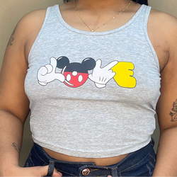 Mickey Mouse Vest Large Grey