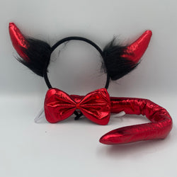 Devil 3 Pieces  Horn Costume