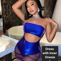 Dress With Inner Onesie Short