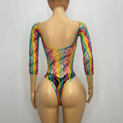 Z Mesh Rainbow Freesize Onesie