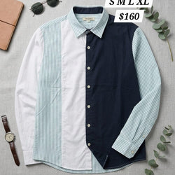 Ladies Stripe Work Shirt