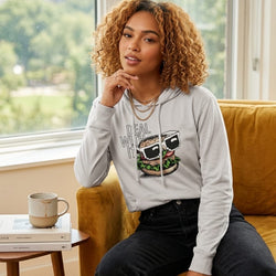 White Printed Hoodies