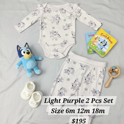 Bluey Lilac 2pcs Set