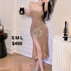 Dazy Split Thigh Prom Dress