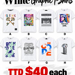 40$ White Sale T-Shirts
