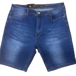 MSO-6817 Men Dark Blue Plain 3/4