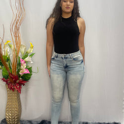 Long Annie Qin Prewash Jeans 6005
