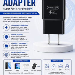 Treqa 15W Travel Adapter 9032
