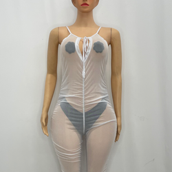 Mesh Jumper With Ruffels (Large)1261