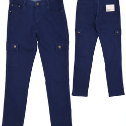 MJPP 5658 Blue Stretch Cargo Men Pants