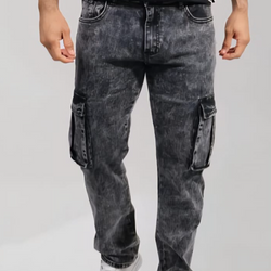 MJP 3320 Long Grey Cargo Men Pants