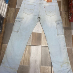 3411D Men Pre Wash cargo Long Jeans
