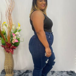 Chocolate Premium Blue Stretch Jeans 8374