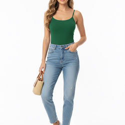 Cotton Spaghetti Strap Vest