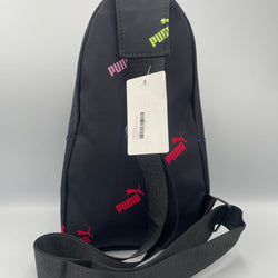 Puma Black with Brand Print Side Bag