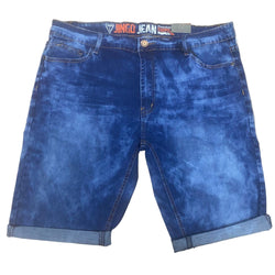 PF-1477 Men Acid Blue 3/4 Jeans