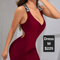 Open Back Love Strap Dress