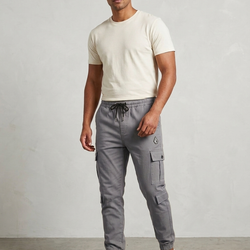 Men Cargo Joggers A723