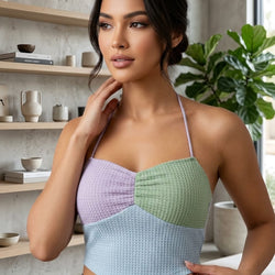 Colorful Strap Top