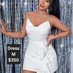 Star Pattern Thin Strap Dress