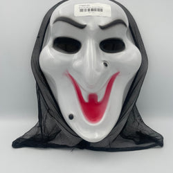 Dracula White Plastic Mask