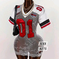 01 Main Character Lace Mini Dress